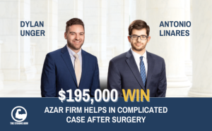 Another Big Win: Jury Awards Azar Client $195,000 by Frank Azar, The Strong Arm